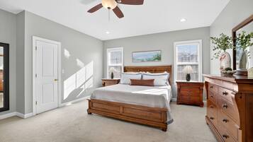 3 bedrooms, iron/ironing board, free WiFi, bed sheets