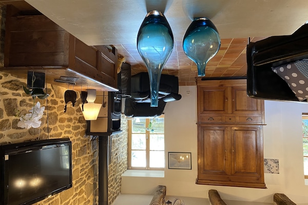 Casa de campo, 2 habitaciones (Bleuets) | Área de sala de estar