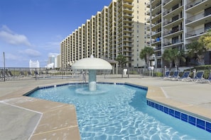 Indoor pool, a heated pool