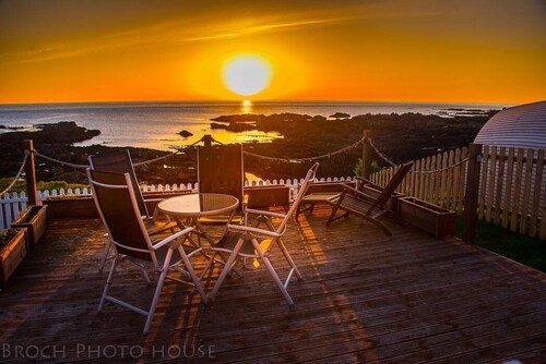 Pew with a View - Haustierfreundliches Cottage am Meer, sicherer Garten am Ufer