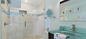 Hair dryer, towels, toilet paper