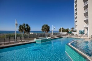 Indoor pool, outdoor pool