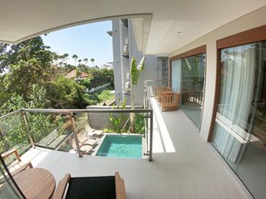 Luxury Villa, 4 Bedrooms, Pool View | Balcony view