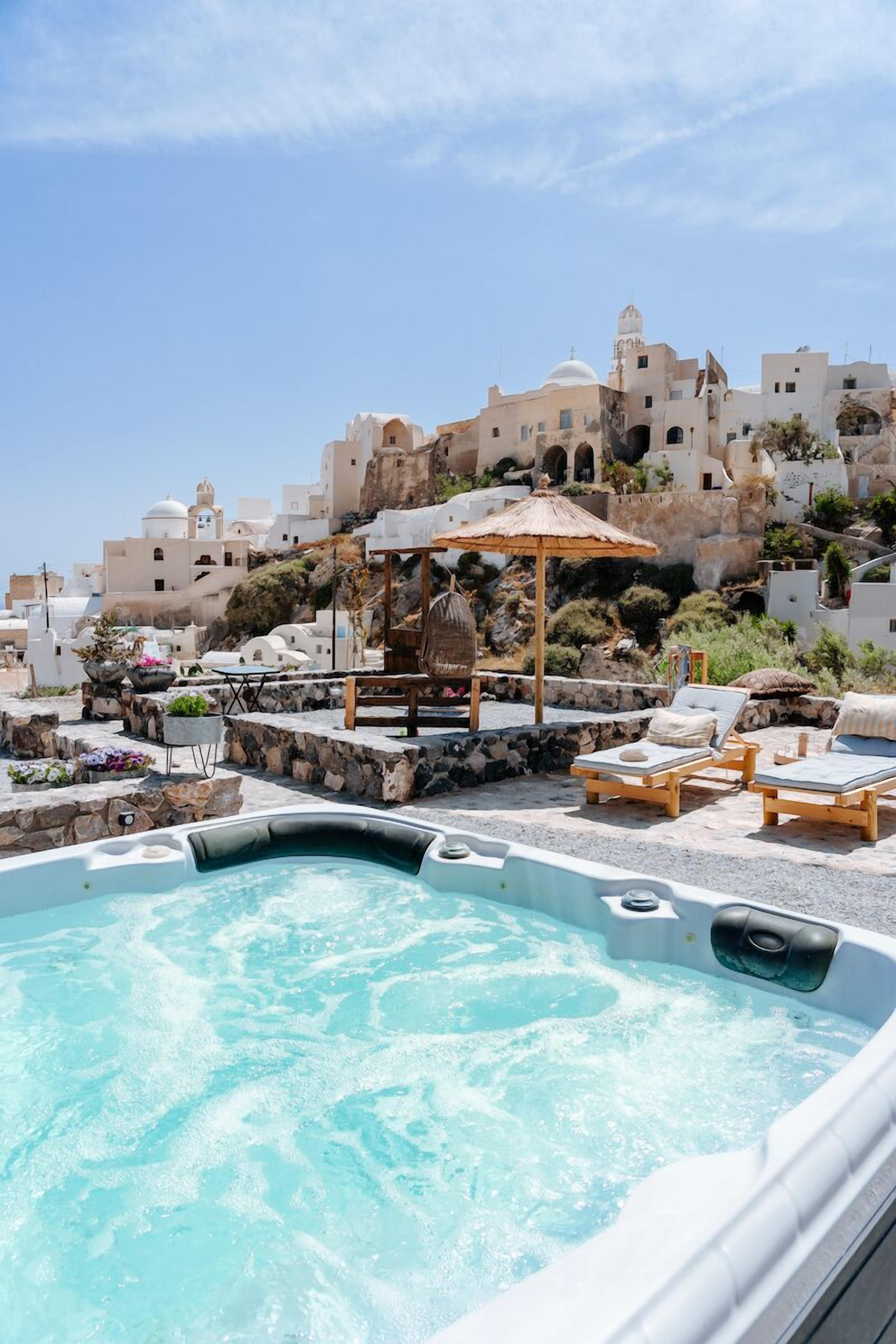 Idromassaggio all'aperto