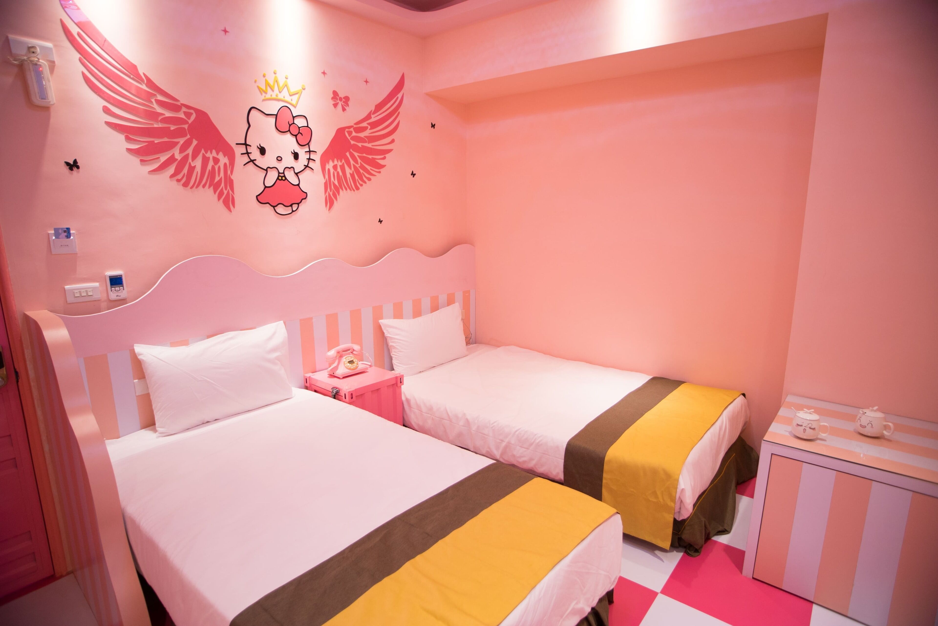 特色雙床房 | 書桌、遮光布/窗簾、免費無線上網、床單