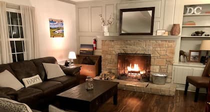 Hallmark Movies watch out! Charming Stone Cottage in Fish Creek