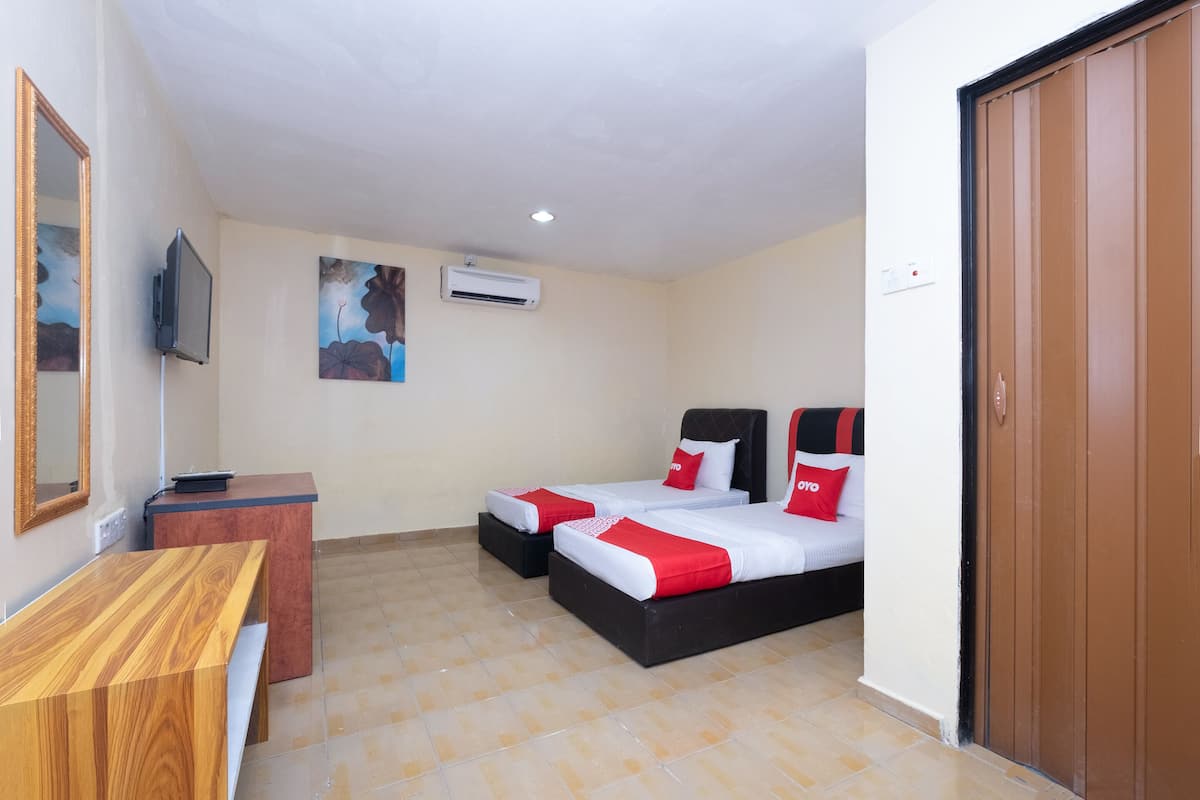 Kamar Twin Standar | Setrika/meja setrika, Wi-Fi gratis, dan seprai linen