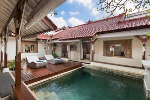 Villa, 2 Schlafzimmer | Zimmersafe, kostenloses WLAN, Bettwäsche