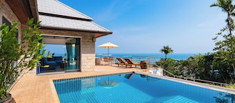 Tropical Villa Stunning Ocean View.