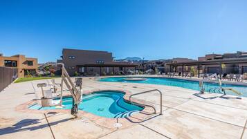 Townhome, Multiple Beds (Overlook Oasis) | Pool | 2 outdoor pools, a heated pool