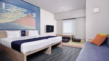 Deluxe-værelse - ikke-ryger (Japanese, Up to 6 adults) | Pengeskab på værelset, gratis Wi-Fi, sengetøj