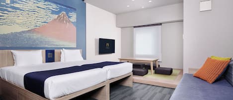 Deluxe Japanese Room, Non Smoking (Up to 6 adults) | In-room safe, free WiFi, bed sheets