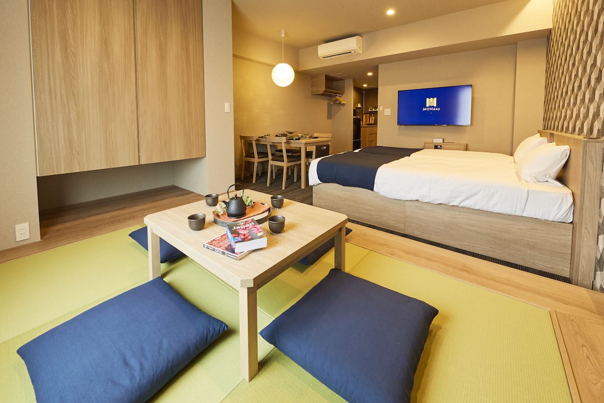 1 dormitorio, caja fuerte, wifi gratis y ropa de cama