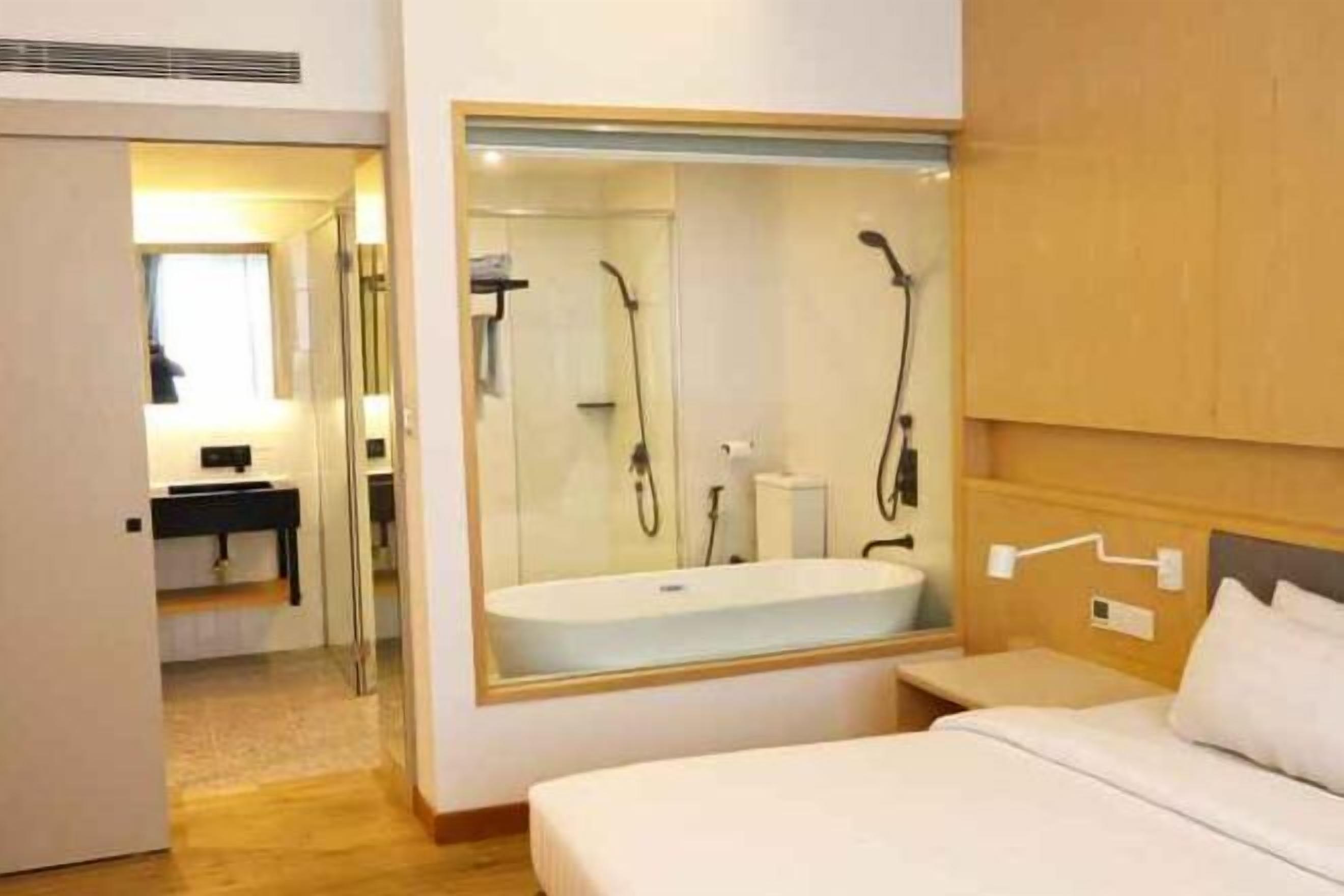 Bathroom | Hair dryer, towels, soap, shampoo