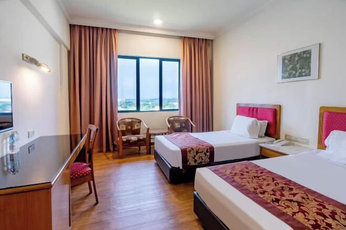 Minibar, blackout curtains, iron/ironing board, free WiFi