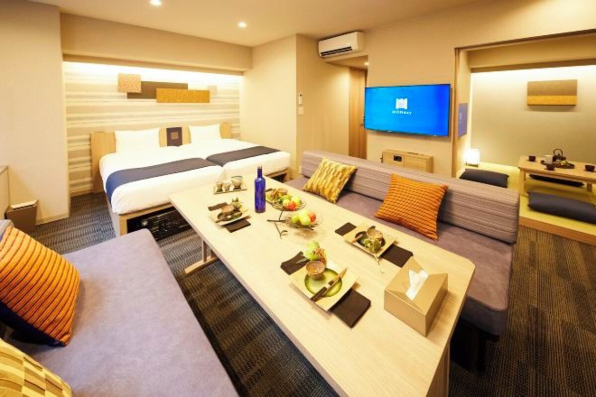 In-room safe, desk, iron/ironing board, WiFi (free)