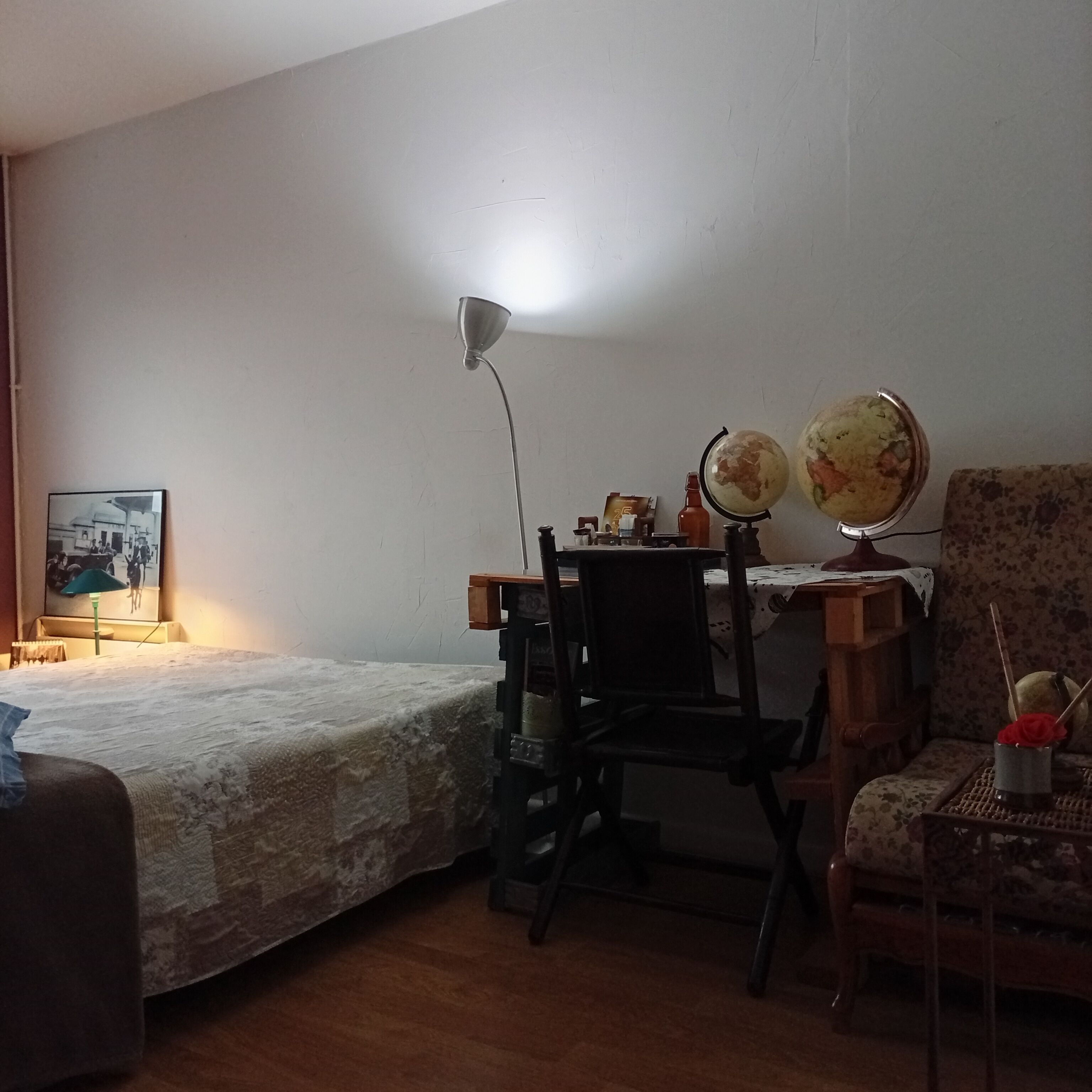 Business Double Room | Ruang kerja komputer riba, kalis bunyi, Wi-fi percuma, cadar katil 