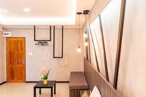 Suite, 1 King Bed with Sofa bed | Living room - Tree Place (Bangkok)