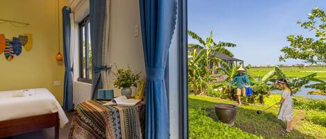 Vue sur le jardin