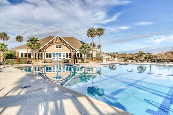 Indoor pool, a heated pool