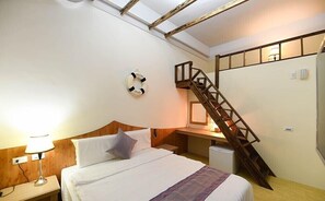 Dobbeltrom | Skrivebord, blendingsgardiner, wi-fi (inkludert) og sengetøy