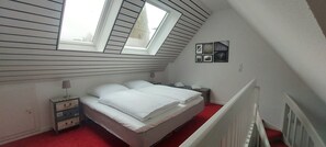 1 bedroom, travel crib, free WiFi, bed sheets