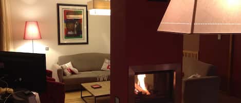 TV, DVD player, stereo