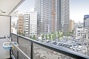 Standard Room B F06 (No TV) | Balcony view - Shinsaibashi-House A (Osaka)