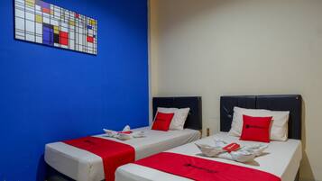 Quarto duplo (RedDoorz) | 1 quarto, Wi-Fi de cortesia