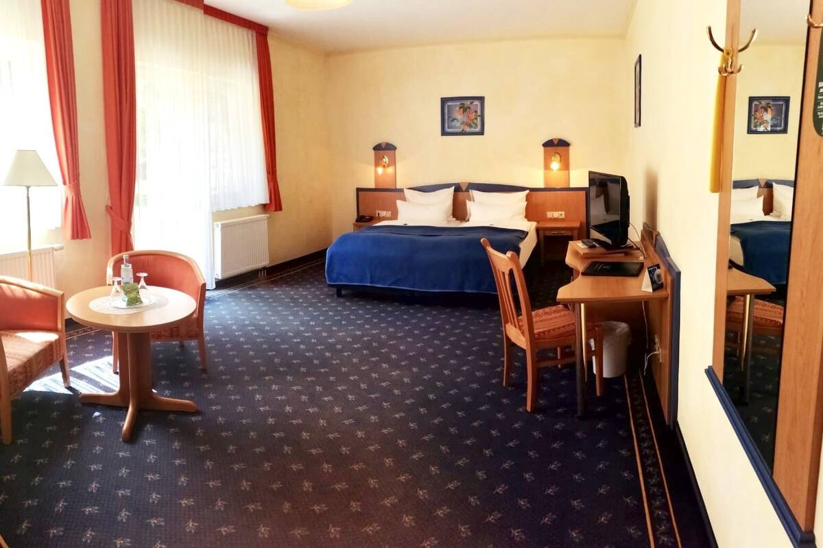Quarto casal, terraço | Quartos à prova de som, berços (sobretaxa), Wi-Fi de cortesia
