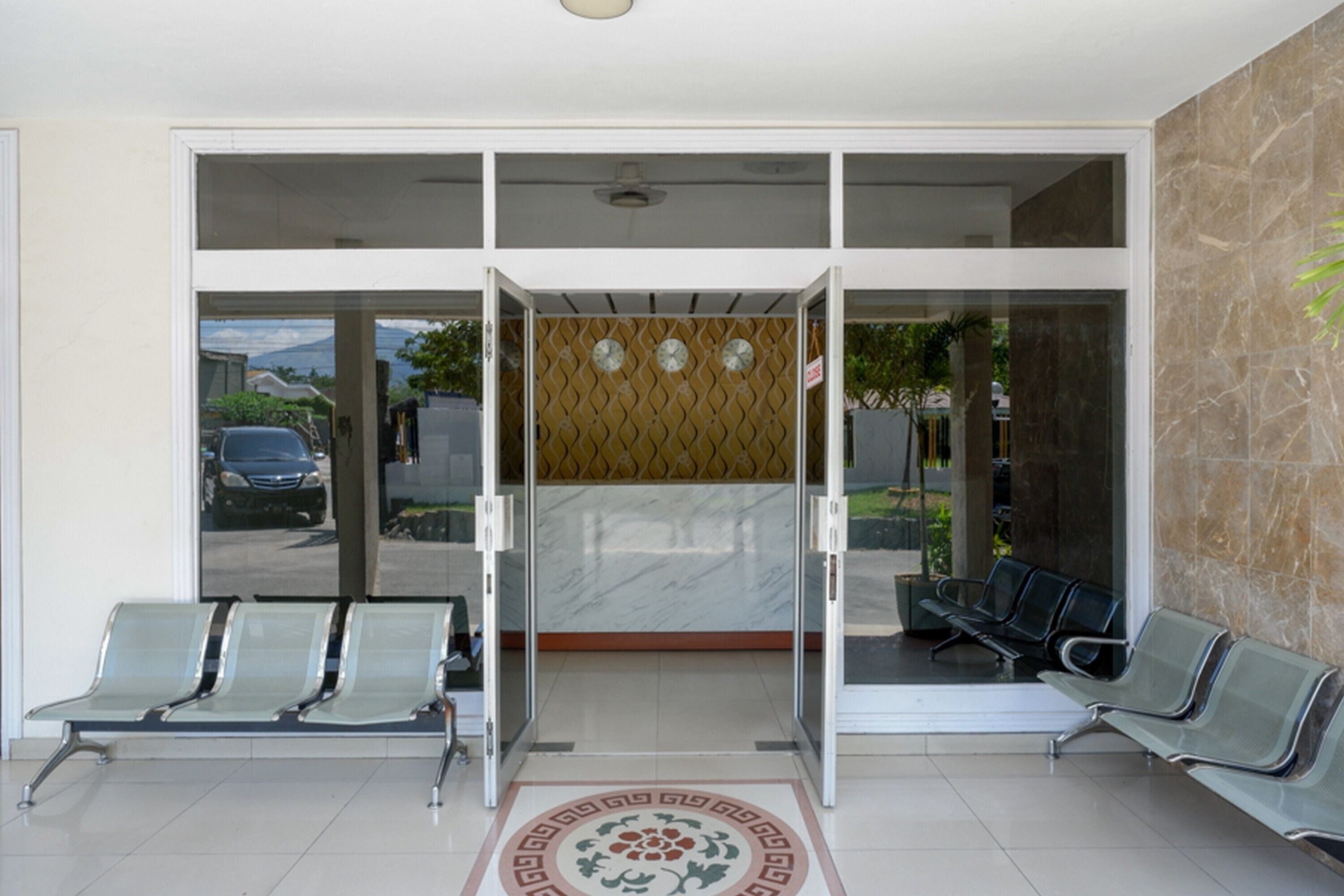 Interior entrance