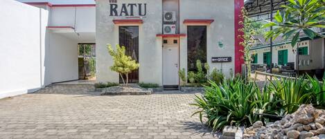 Façade de l’hébergement