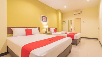 Chambre Familiale (RedDoorz) | Wi-Fi gratuit, draps fournis
