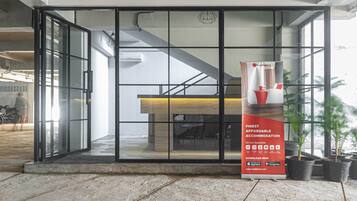 Framhlið gististaðar