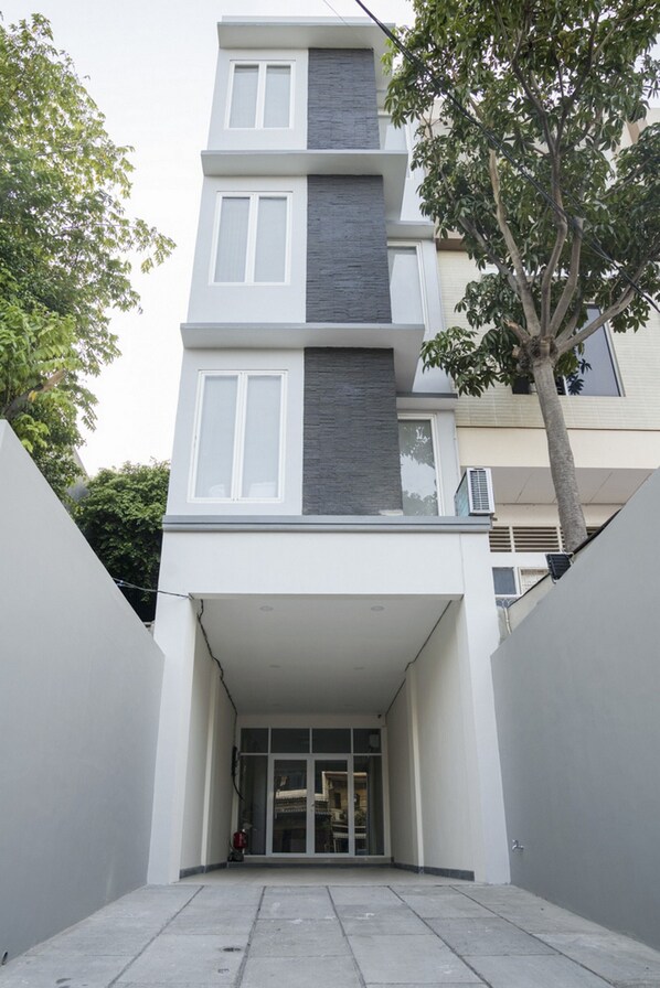 Façade de l’hébergement