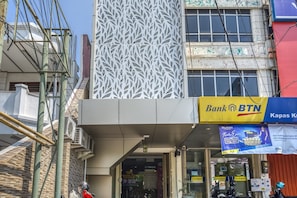 Overnatningsstedets facade