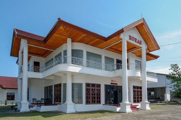 Façade de l’hébergement