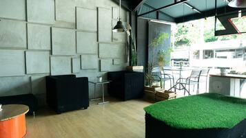 Lobby sitting area