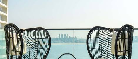 奢華公寓, 2 間臥室 | 陽台