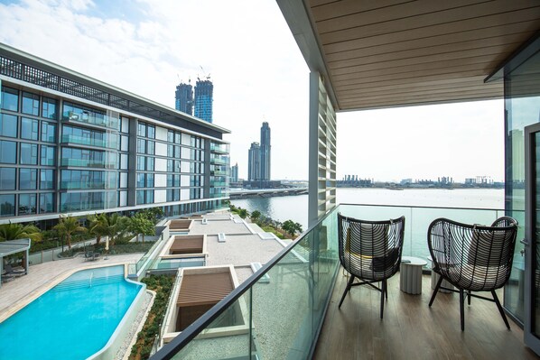 Luxury Apartment, 2 Bedrooms | Balcony - Edens Dubai - Bluewaters (Dubai)