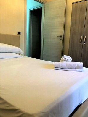 Luxe appartement, 2 slaapkamers | Geluiddichte muren, gratis wifi, beddengoed