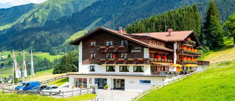 Overnatningsstedets facade