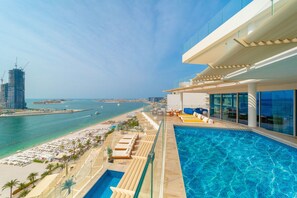 Luxury Penthouse, 4 Bedrooms, Non Smoking, Sea View | Beach/ocean view - EDEN'S Homes & Villas - FIVE Residences (Dubai)