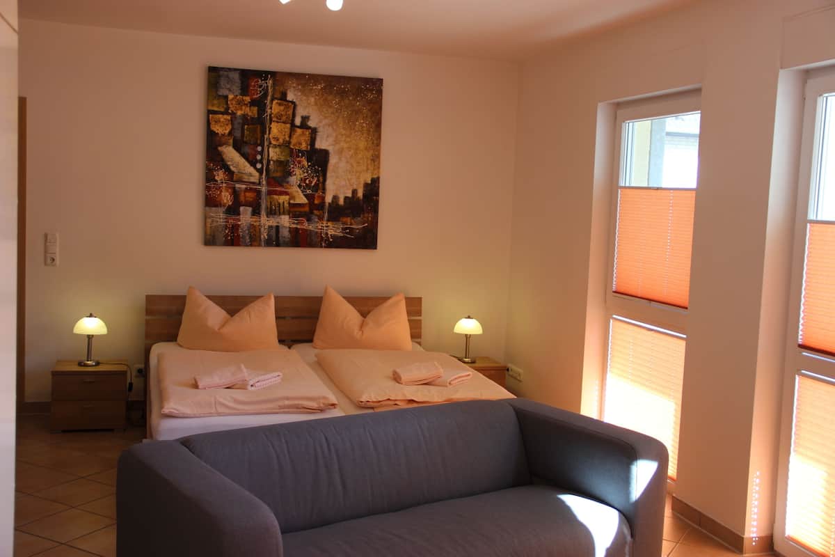 Appartement, terrasse (final cleaning fee incl.) | 1 chambre, literie hypoallergénique, décoration personnalisée