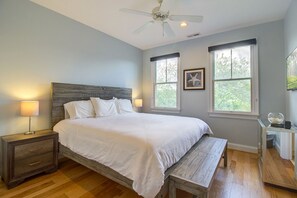 6 bedrooms, iron/ironing board, free WiFi, bed sheets - Pool + Spa + Putting Green + Game Room | Walk to Beach | 2701 Palm Boulevard (Isle of Palms)