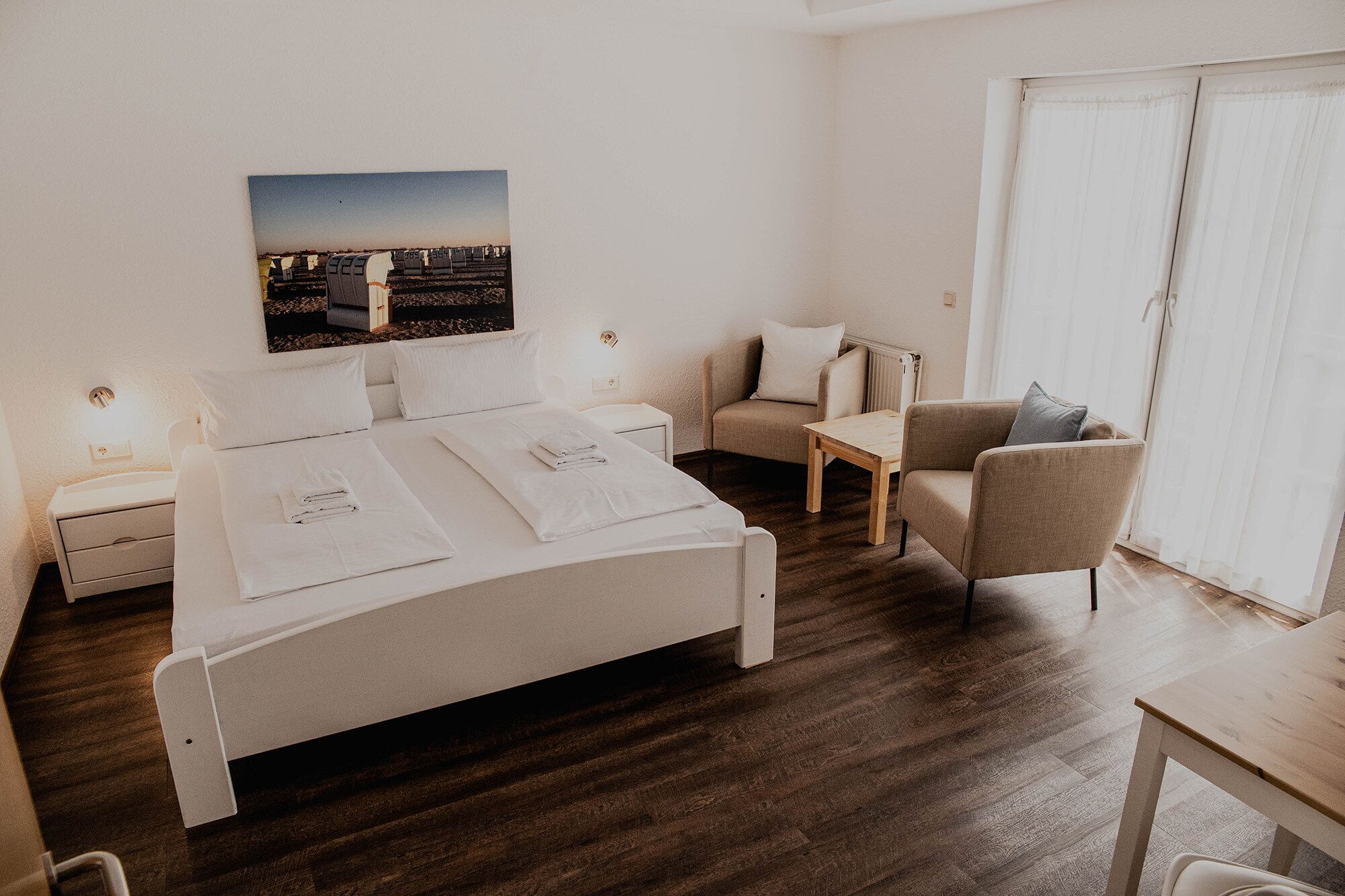 Chambre Double Supérieure, salle de bains privée, vue jardin (mit Balkon) | Équipements de la chambre