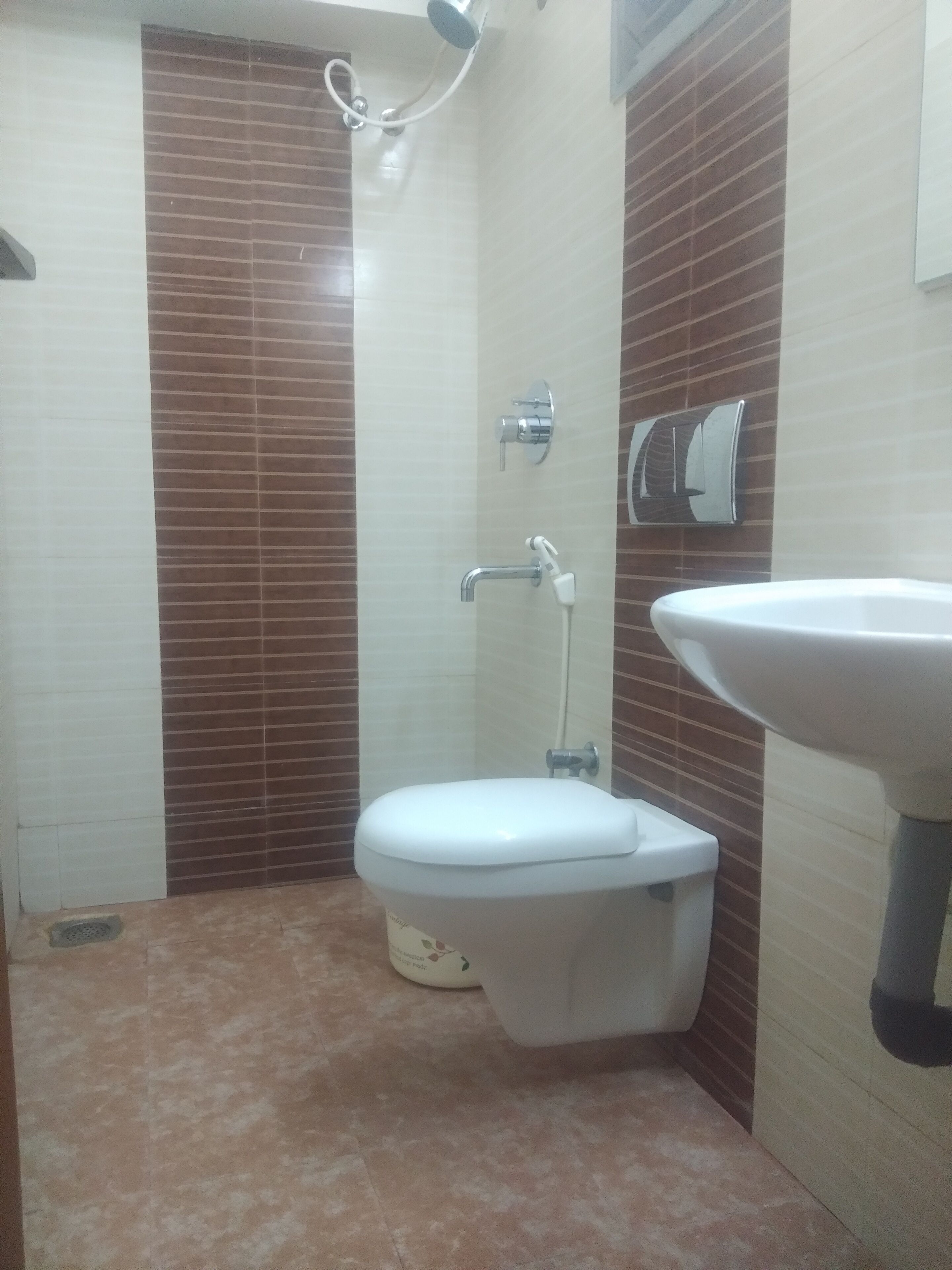 deluxe double room | bathroom | shower, free toiletries, towels