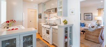 Refined Coastal Escape a Block from West Beach!