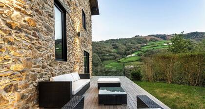 Viehättävä Lodge Lodge Baskimaassa