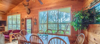 Guadalupe Riverfront home on River Road on 2 acres. Direct river access.